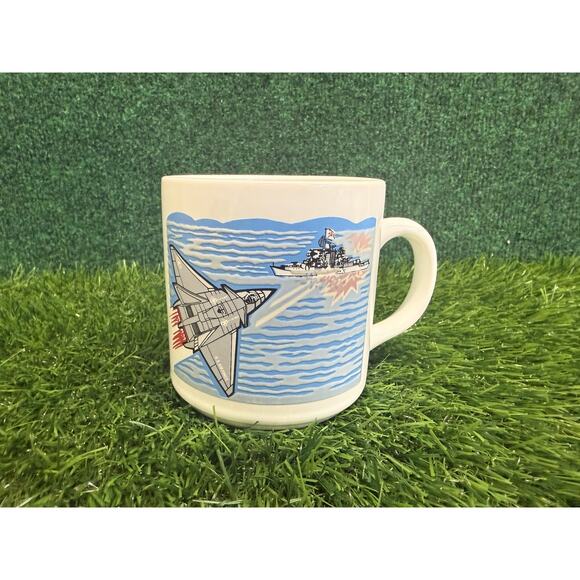 Vintage 1988 Advanced Tactical Fighter ATF Mug Lockheed Boeing General Dynamics